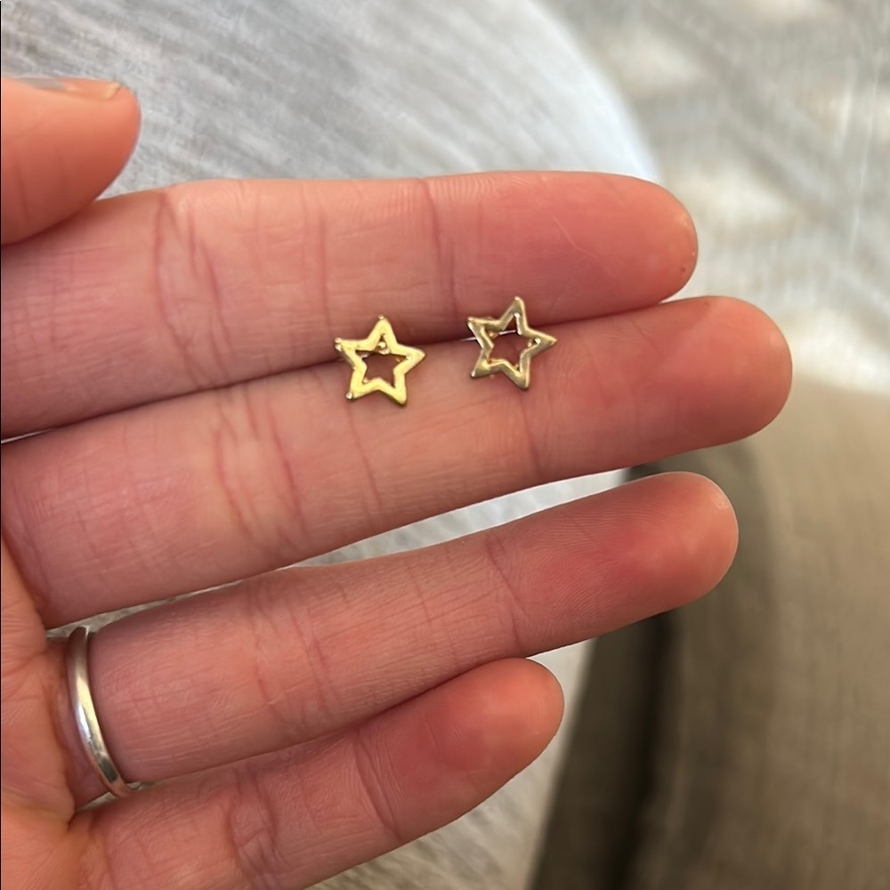Gold Star Earrings
